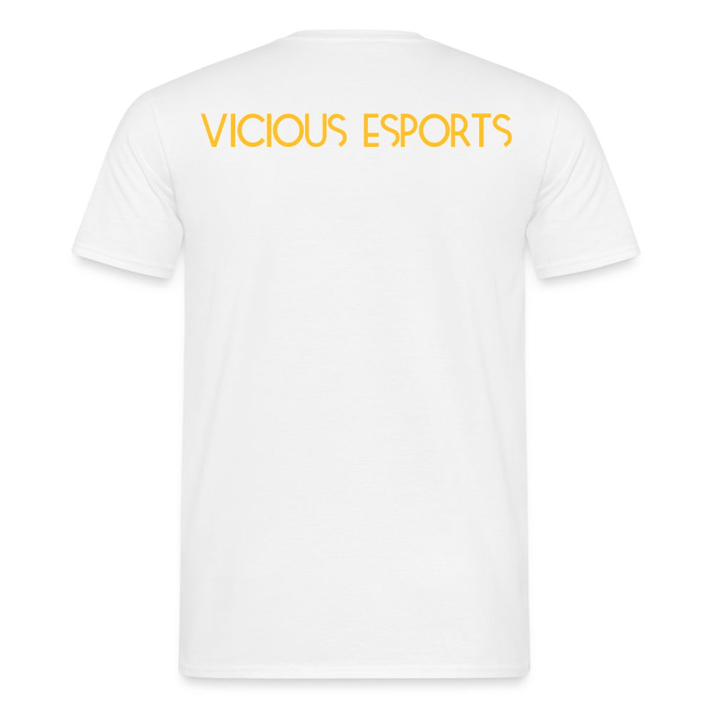 Vicious Esports T-shirt med logo & text - white
