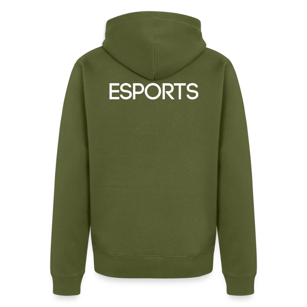 Vicious Esports Premium Hoodie – Maxad Komfort & Stil för Gamers - khaki