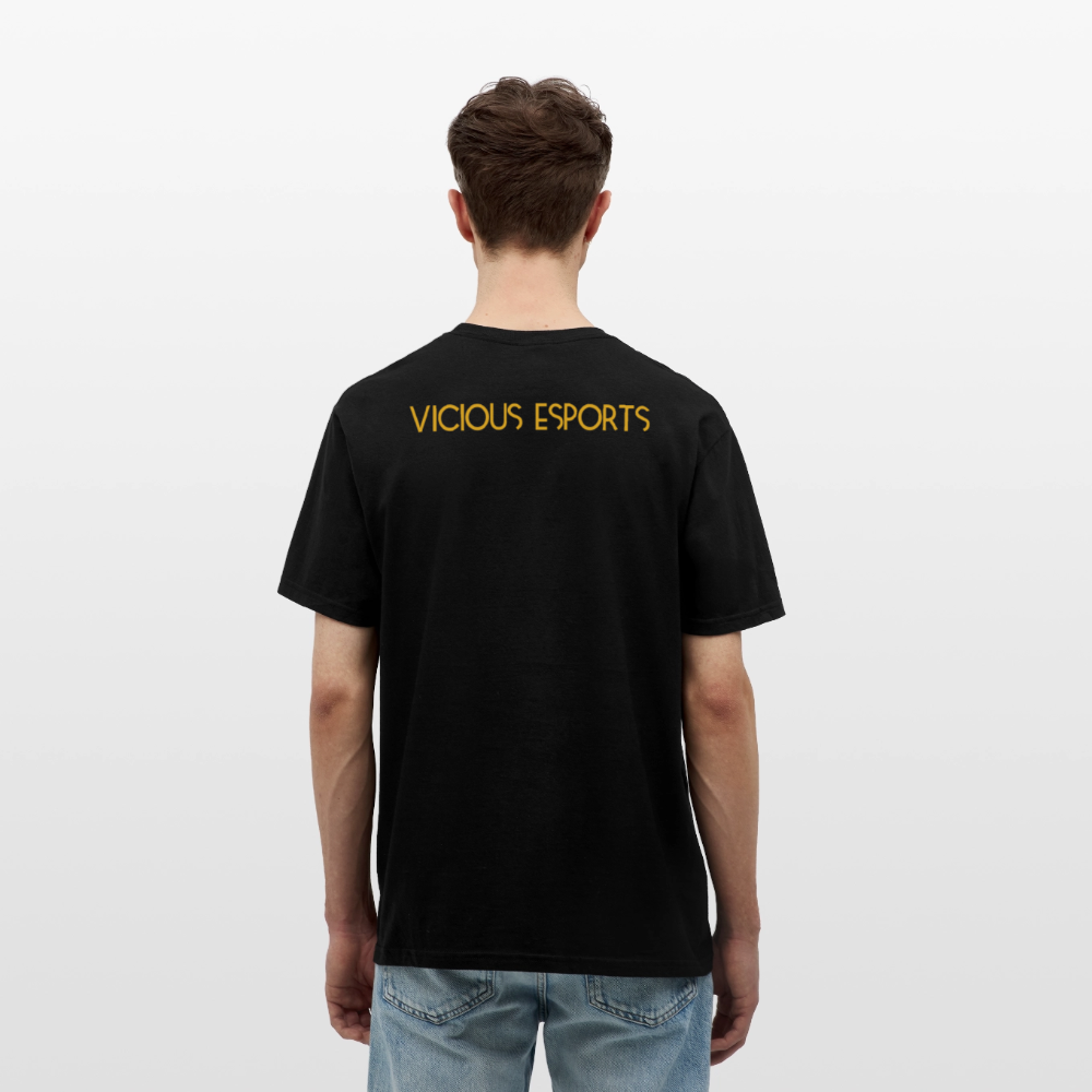 Vicious Esports T-shirt med logo & text - black