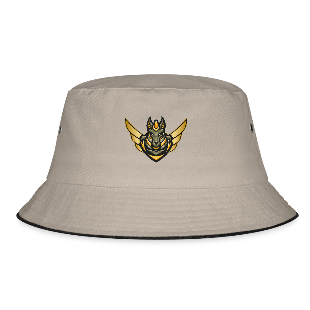 Vicious Esports Bucket Hat – Spela Hårt, Se Bra Ut - khaki/black