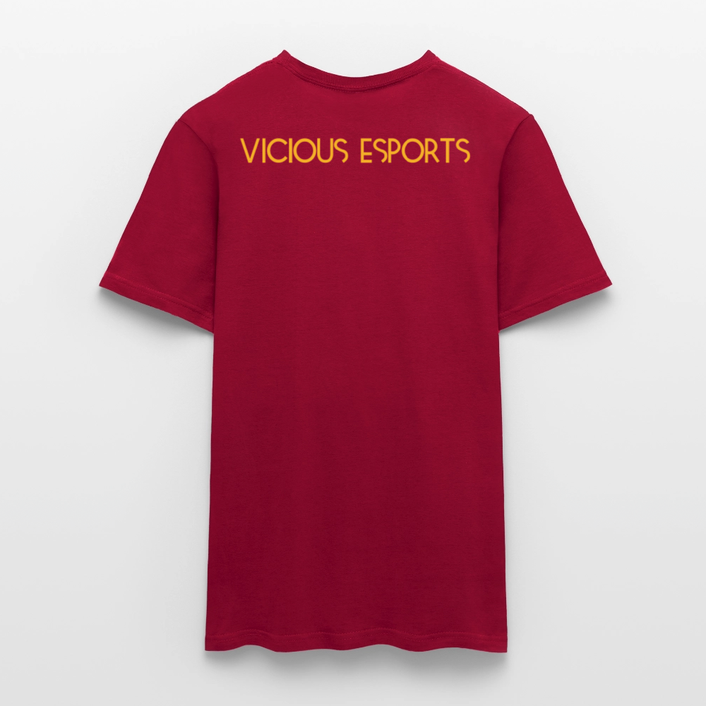 Vicious Esports T-shirt med logo & text - brick red