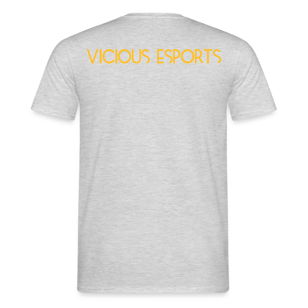 Vicious Esports T-shirt med logo & text - heather grey