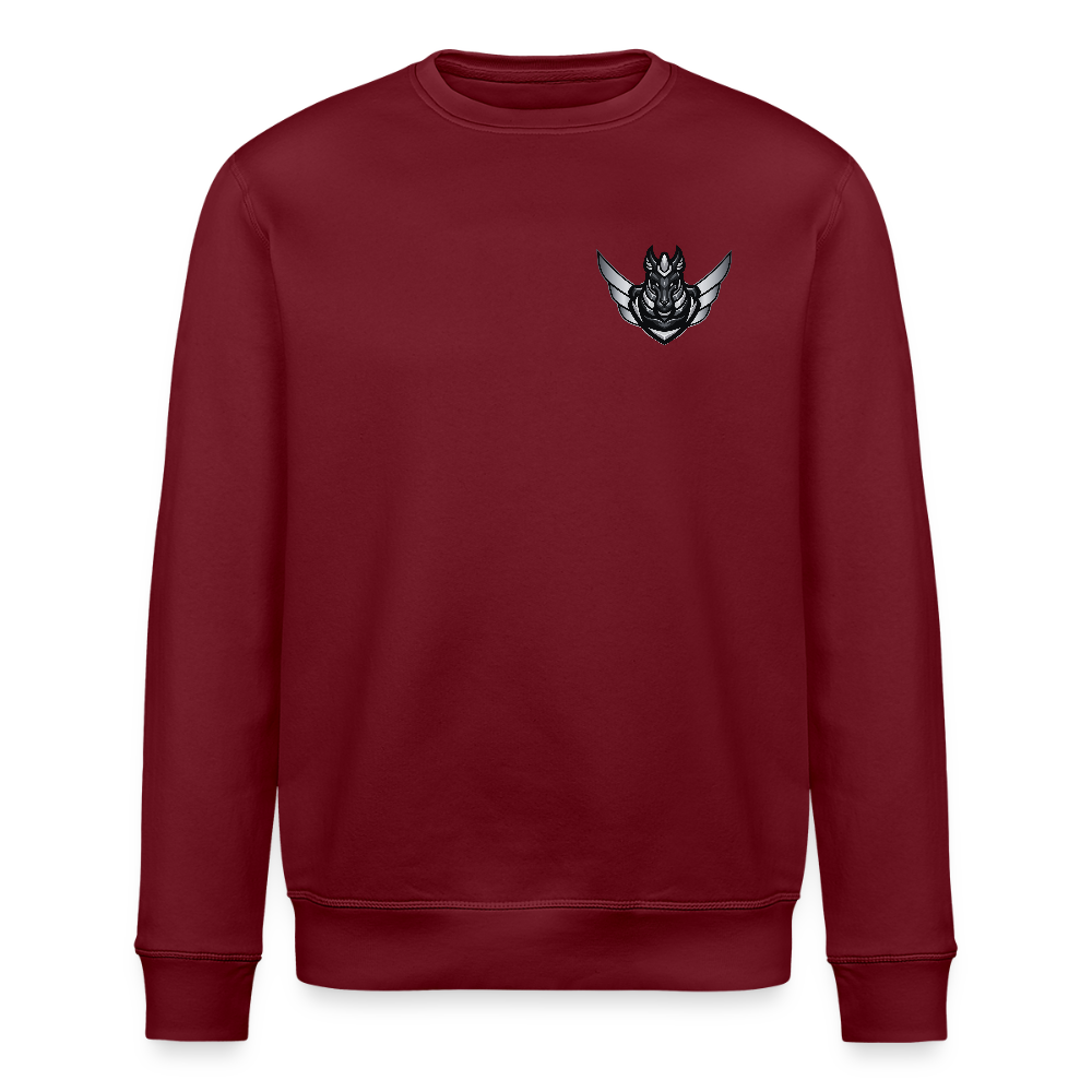 Vicious Esports Tjocktröja – Grå Logo, Maxad Komfort & Stil - burgundy