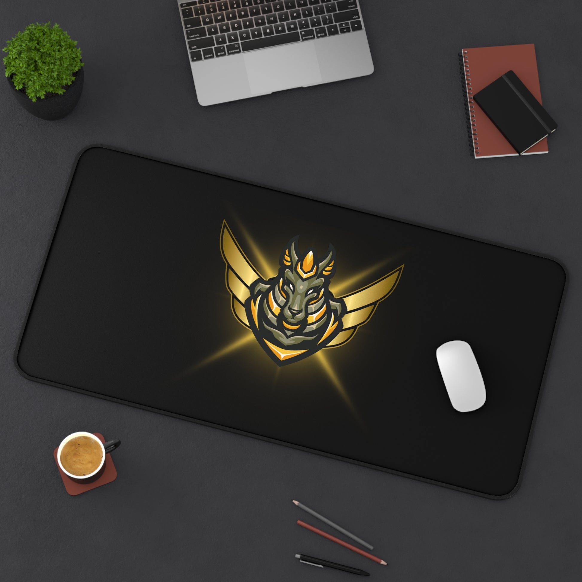 Vicious Esports Desk Mat – Guld/gul 40x80cm