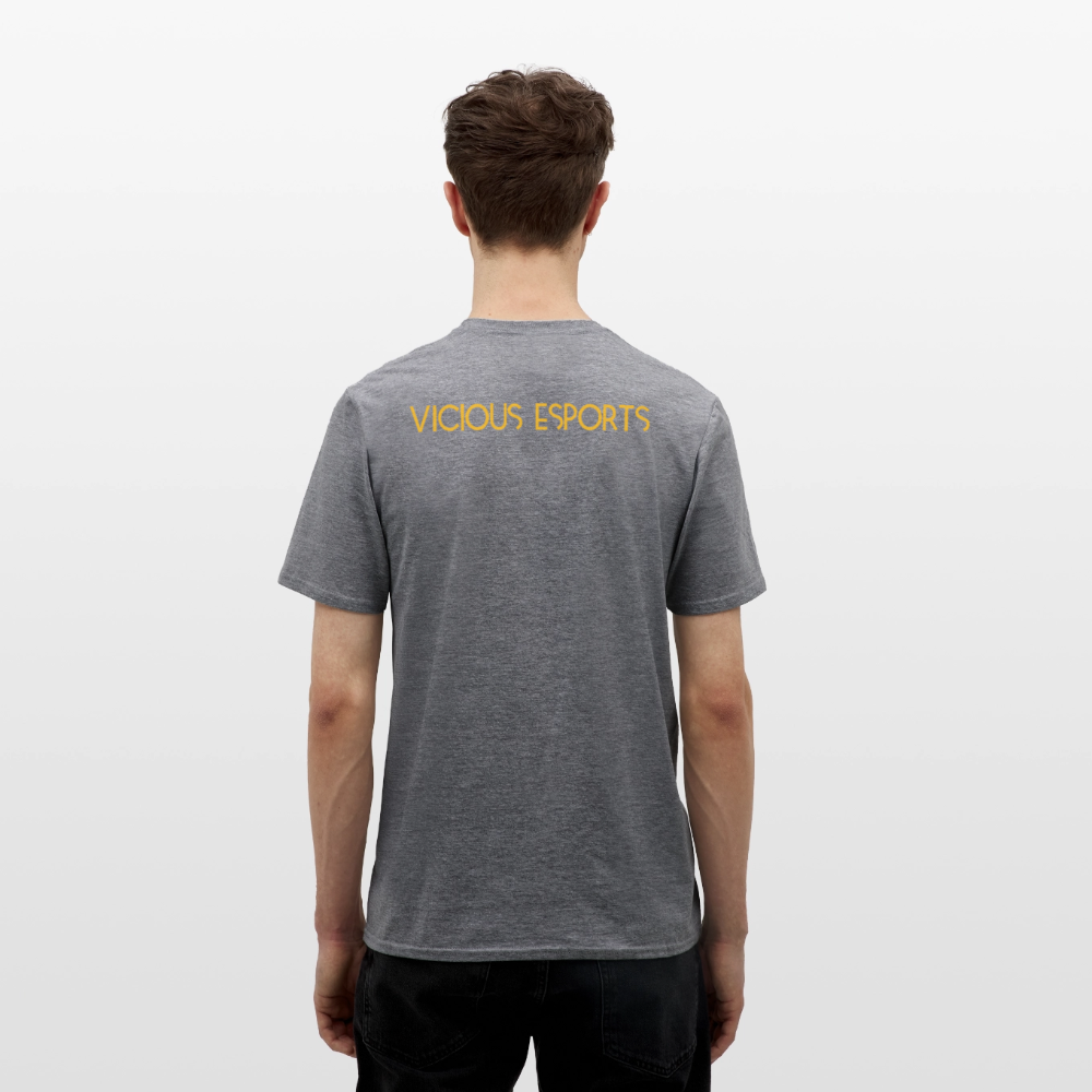Vicious Esports T-shirt med logo & text - graphite heather