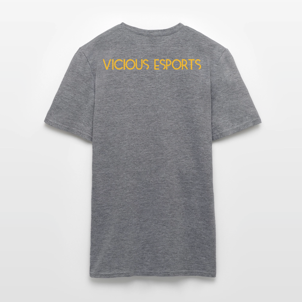 Vicious Esports T-shirt med logo & text - graphite heather