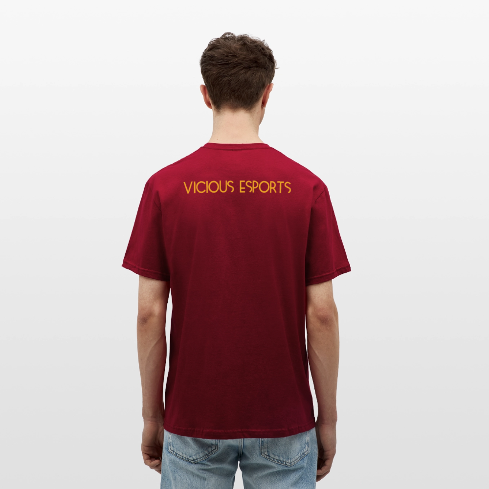 Vicious Esports T-shirt med logo & text - brick red