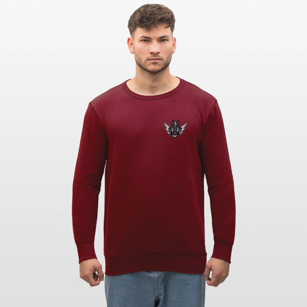 Vicious Esports Tjocktröja – Grå Logo, Maxad Komfort & Stil - burgundy