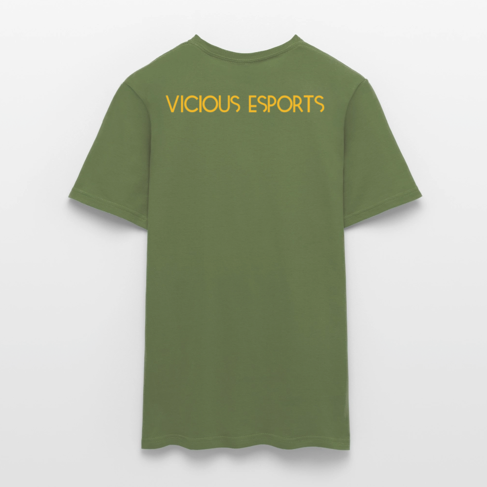 Vicious Esports T-shirt med logo & text - military green