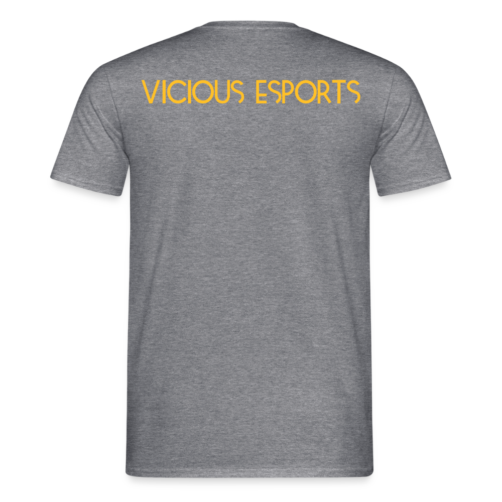 Vicious Esports T-shirt med logo & text - graphite heather