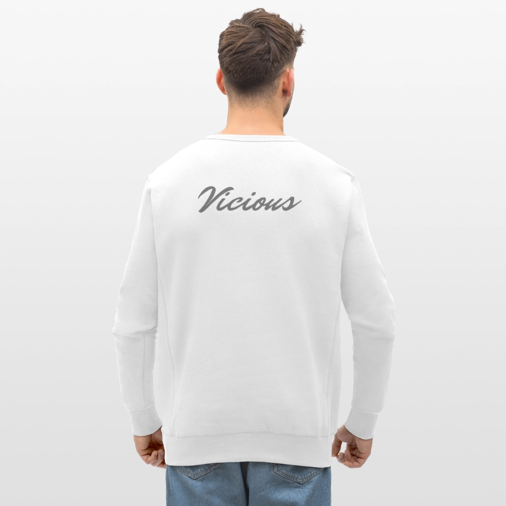 Vicious Esports Tjocktröja – Grå Logo, Maxad Komfort & Stil - white