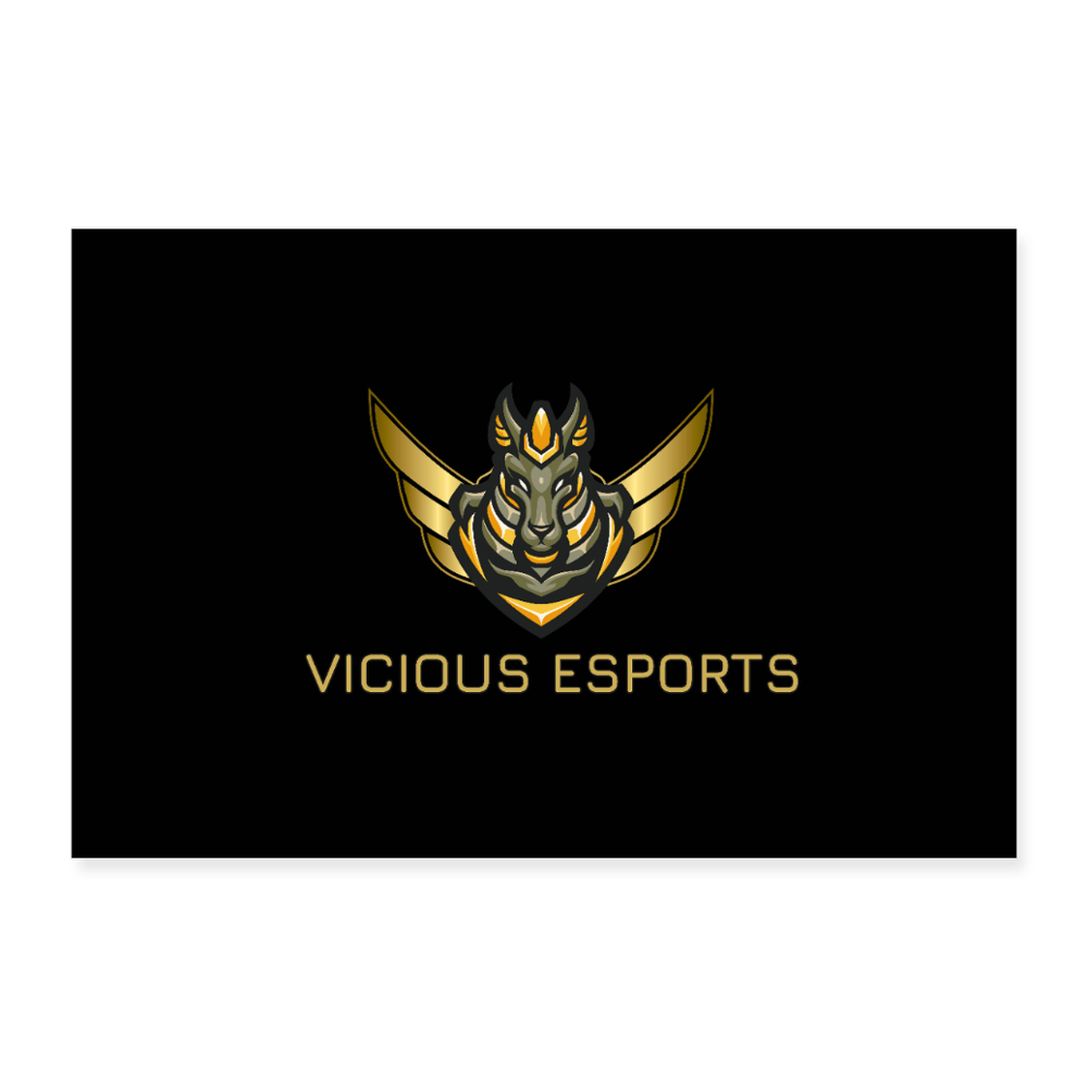 Vicious Esports Poster (90x60 cm) – Förhöj Din Gaming Värld - white
