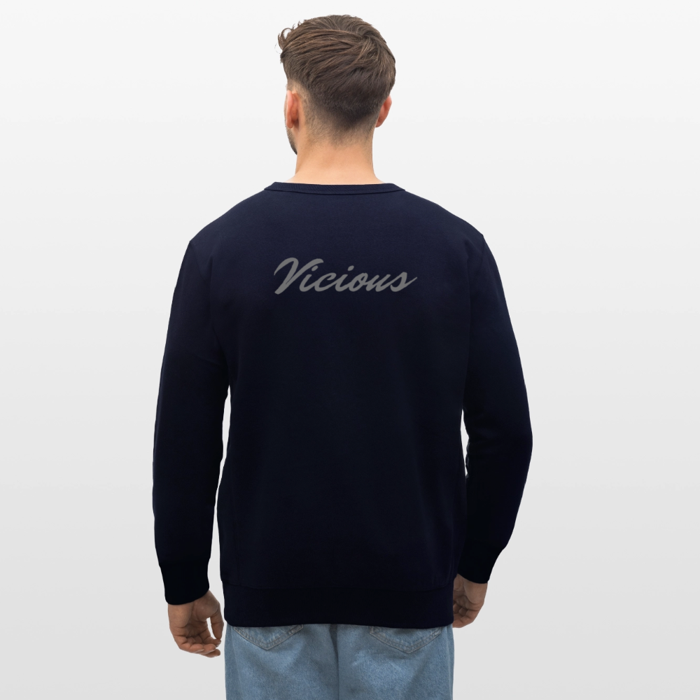 Vicious Esports Tjocktröja – Grå Logo, Maxad Komfort & Stil - navy