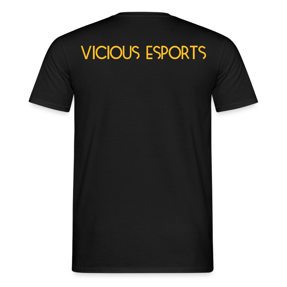 Vicious Esports T-shirt med logo & text - black